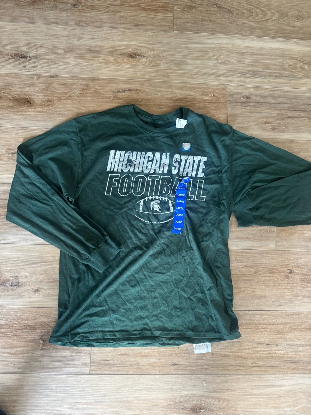 Michigan State University Football Long Sleeve Tee